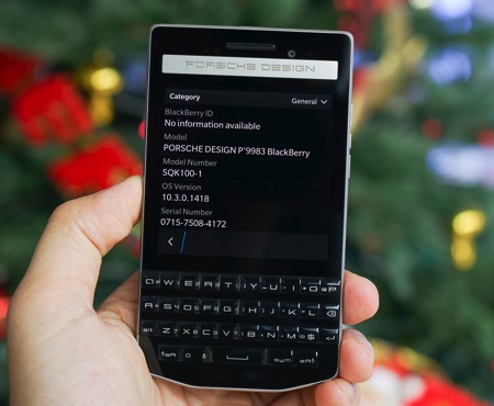 Máy khởi chạy nền tảng Blackberry 10.3.
