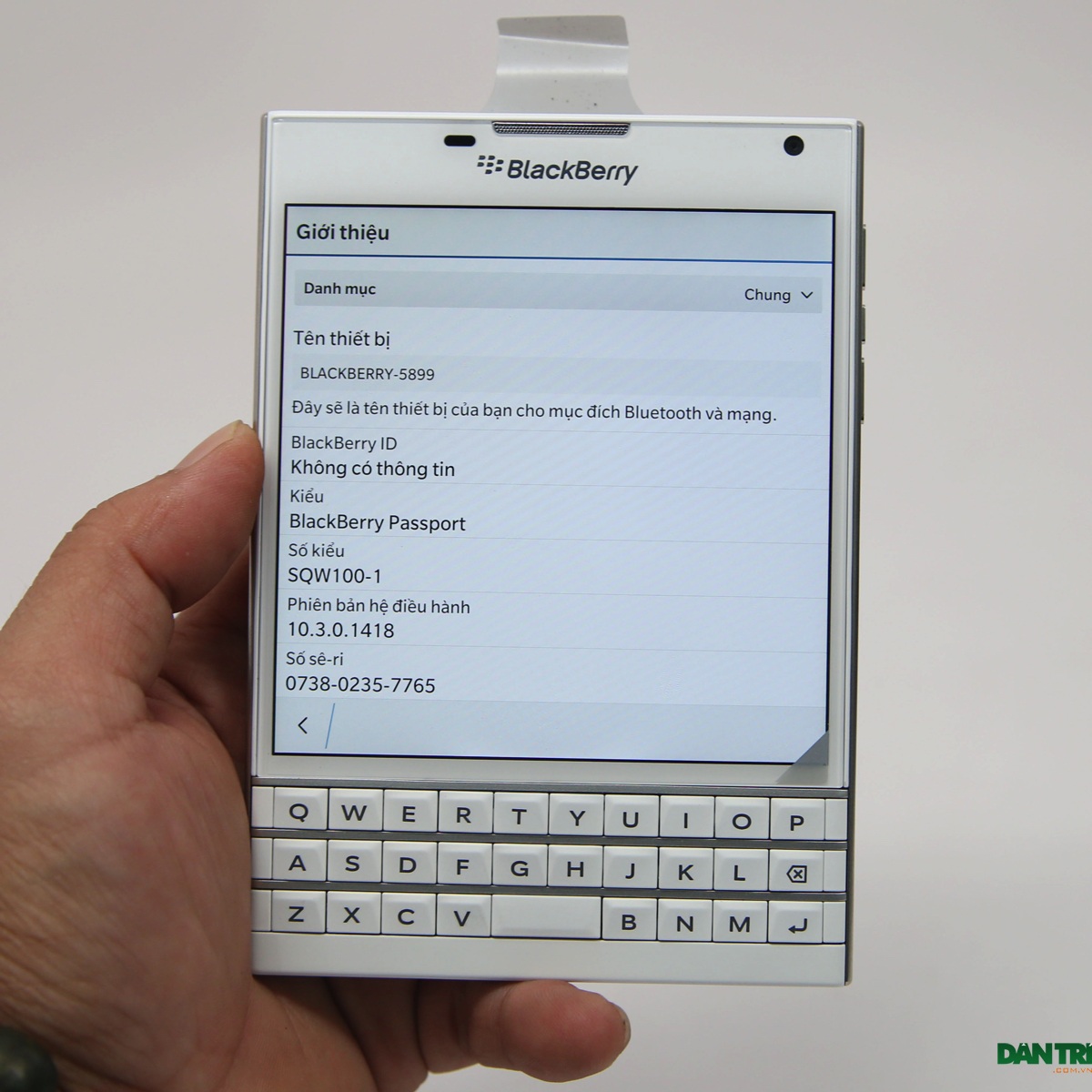 Đập hộp Blackberry Passport phiên bản màu trắng chính hãng tại Việt Nam - 19 Máy khởi chạy Blackberry 10.3.0