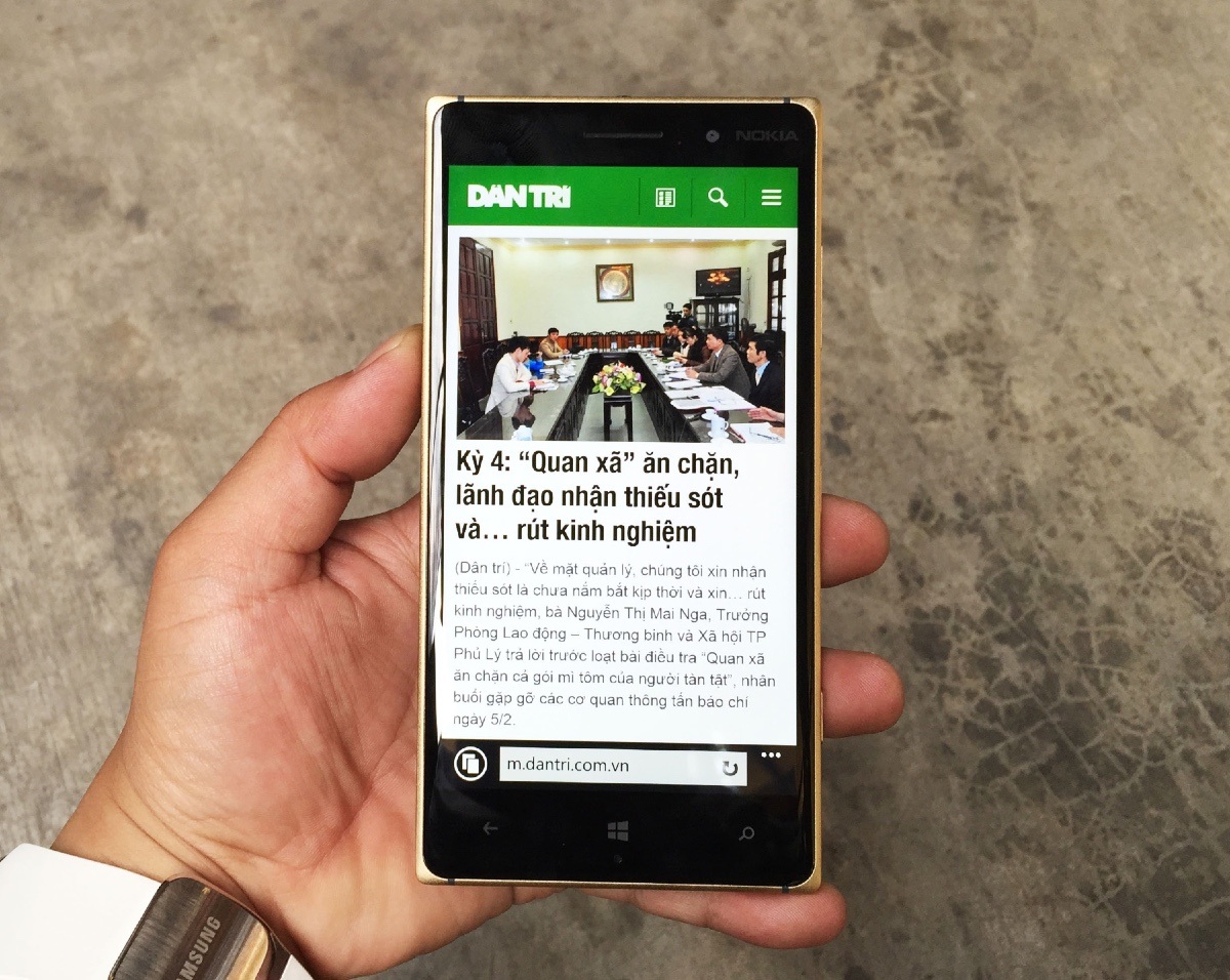 Cận cảnh Lumia 830 phiên bản đặc biệt tại Việt Nam - 1 Cận cảnh Lumia 830 phiên bản đặc biệt tại Việt Nam