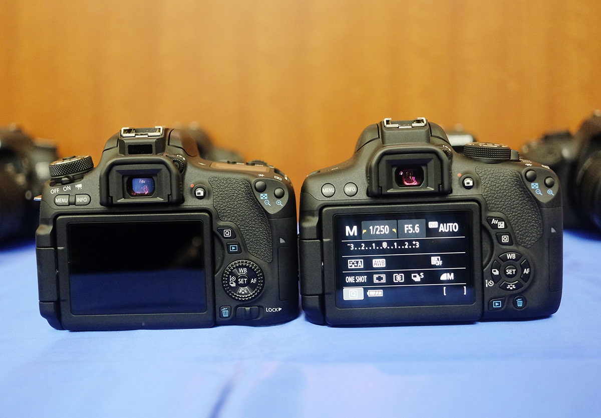 Canon EOS 760D có thêm màn hình phụ