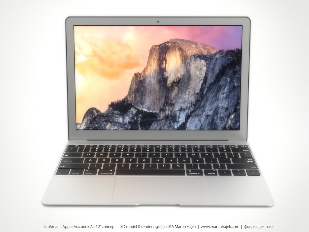 Macbook 12 inch mới giống mẫu concept của Martin Hajek đến lạ thường - 8 Song song đó, khung viền bao quanh Macbook 12 ở bản concept sử dụng viền nhôm chạy quanh