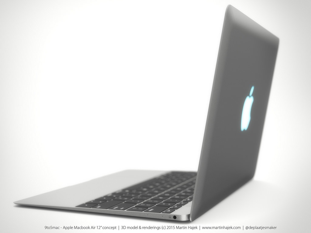 Macbook 12 inch mới giống mẫu concept của Martin Hajek đến lạ thường - 11 2 cạnh bên của phiên bản concept