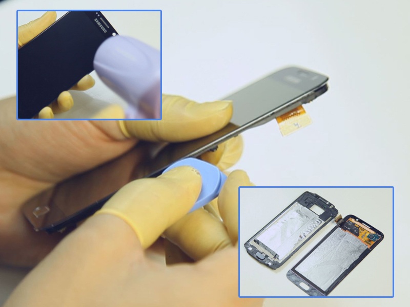 “Mổ xẻ” bên trong Samsung Galaxy S6 - 17 hoặc thay phím bấm Home