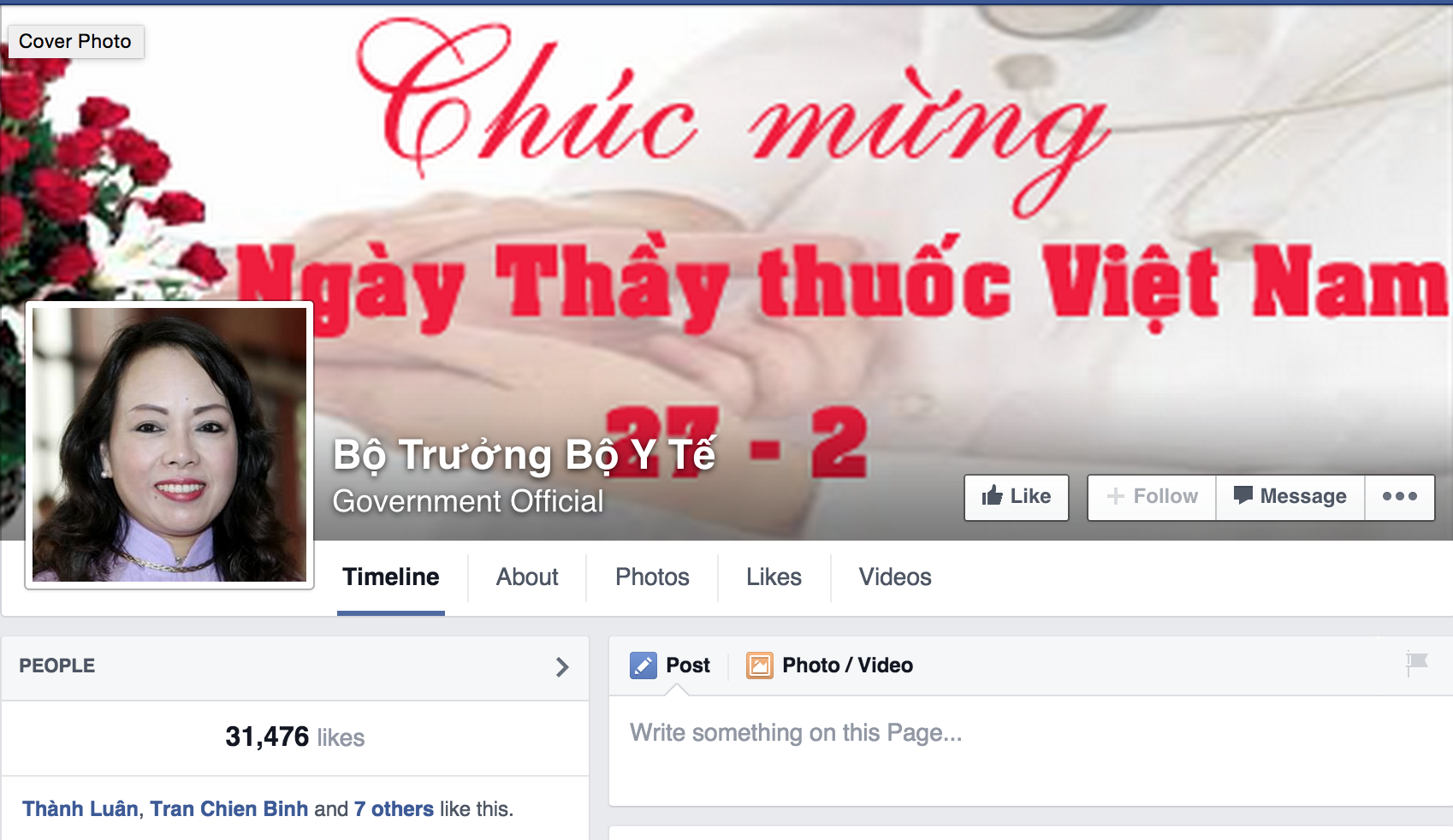 Nhiều fanpage giả danh Bộ trưởng Bộ Y tế với lượt like đang tăng chóng mặt