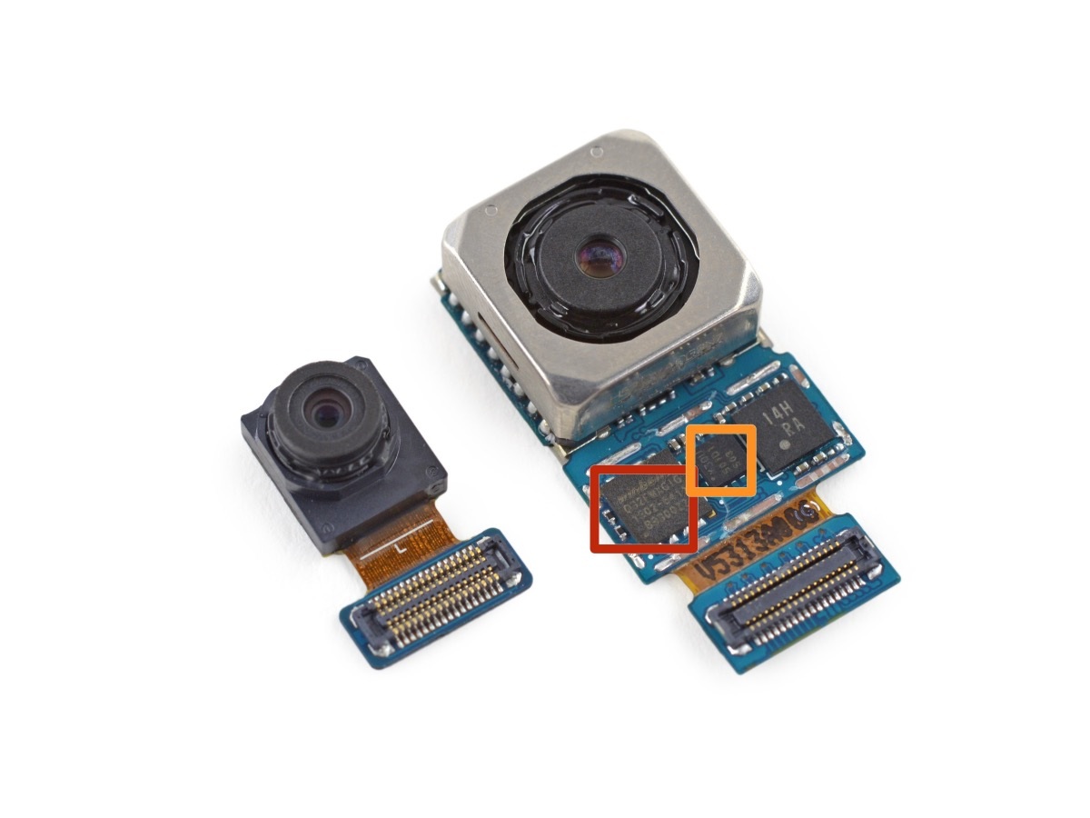 Tháo camera trên bo mạch chính