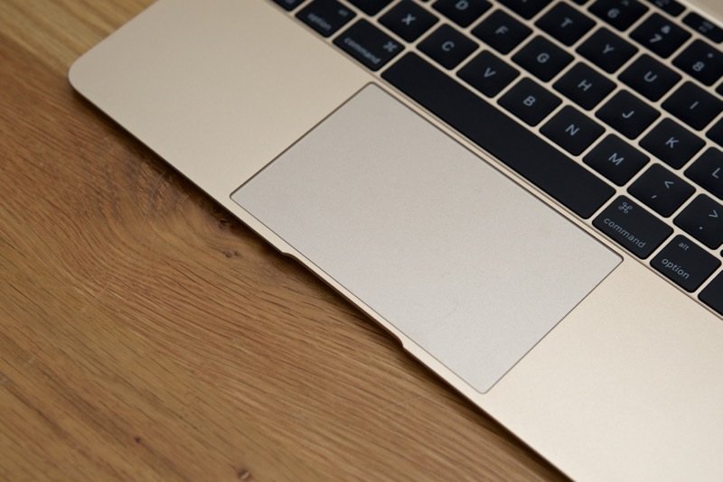 Macbook 12 inch màu vàng xách tay về Việt Nam giá 36 triệu đồng - 7 Trackpad với công nghệ Force Touch, tích hợp 4 cảm biến ở mặt sau
