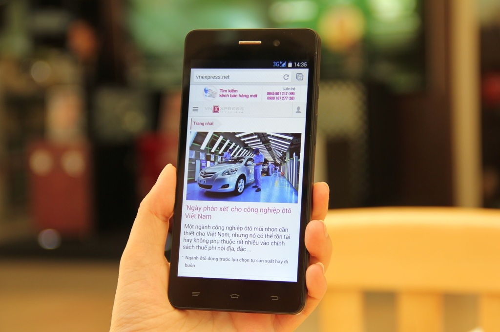 Sản phẩm sở hữu đầy đủ các kết nối Wi-Fi, 3G, GPS