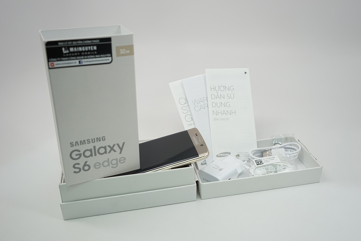 Galaxy S6 Edge màu vàng chính hãng tại Việt Nam