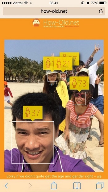 Trong bức ảnh, có cô gái rất trẻ với độ tuổi lên đến hàng 7x. 