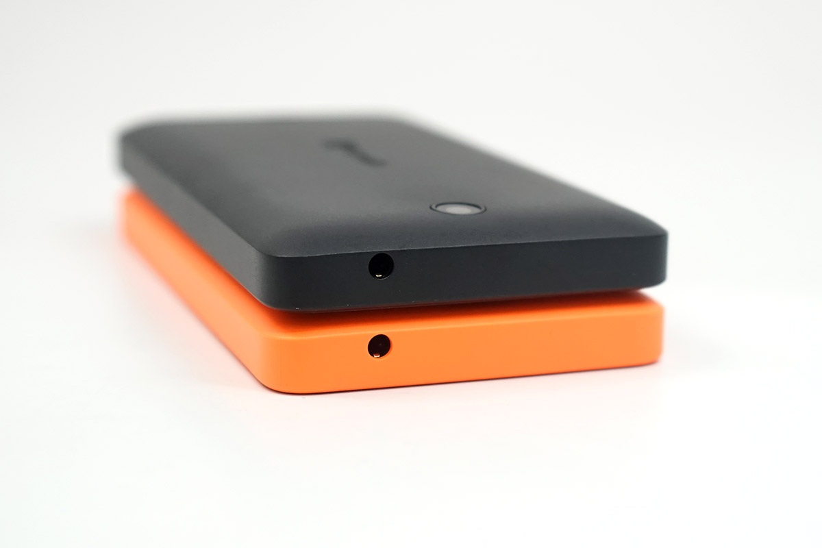 Cận cảnh 2 màu sắc cam và đen