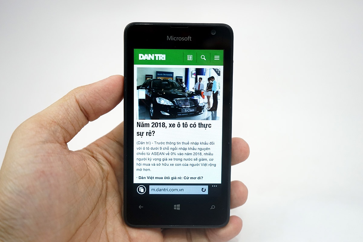 Thử nghiệm lướt web. 