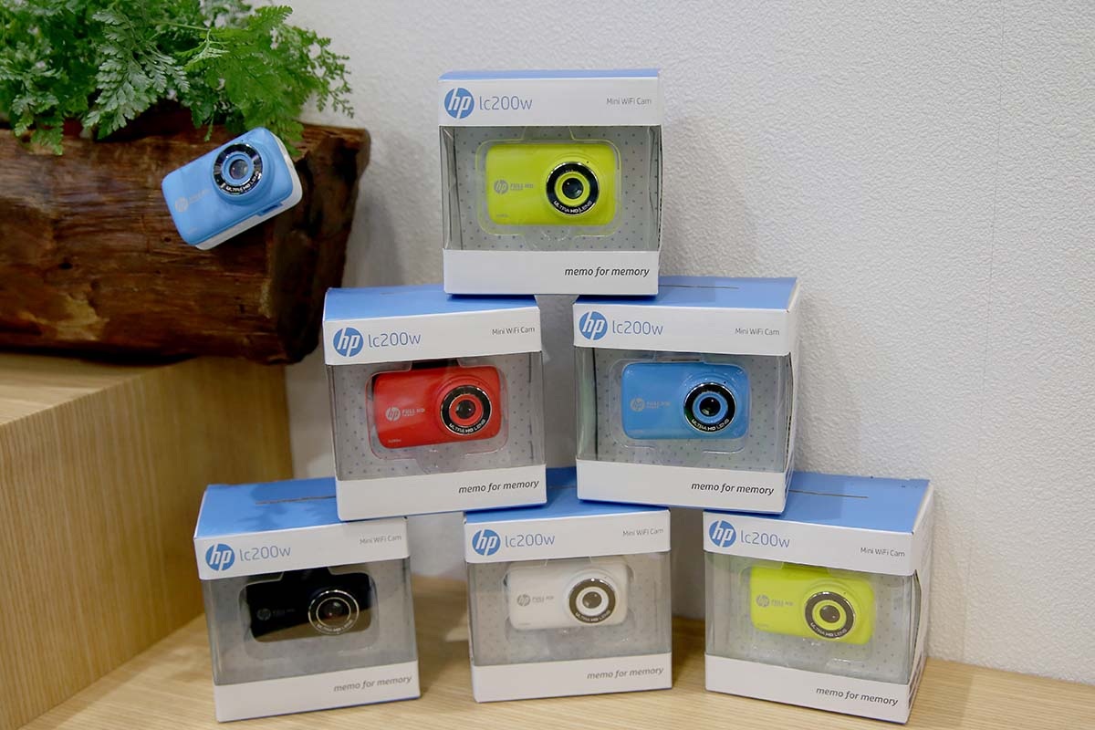 HP Mini Wifi Cam LC200W có nhiều màu sắc để lựa chọn