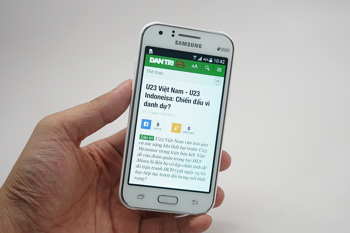 Khả năng hiển thị khá tốt.