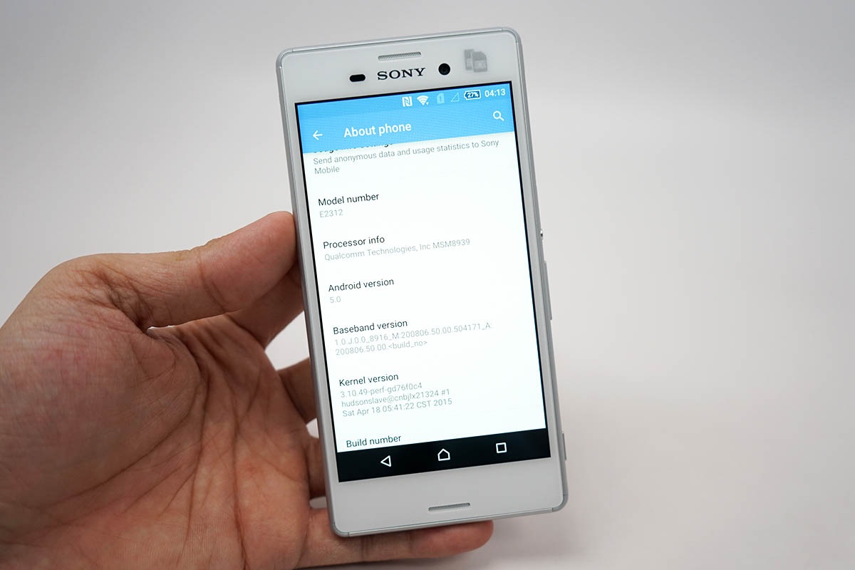 Đập hộp Xperia M4 Aqua chính hãng tại Việt Nam - 13 Máy khởi chạy Android 5.0
