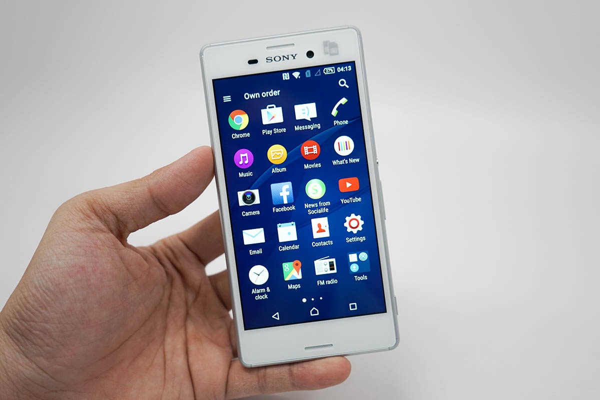 Đập hộp Xperia M4 Aqua chính hãng tại Việt Nam - 14 Giao diện sử dụng
