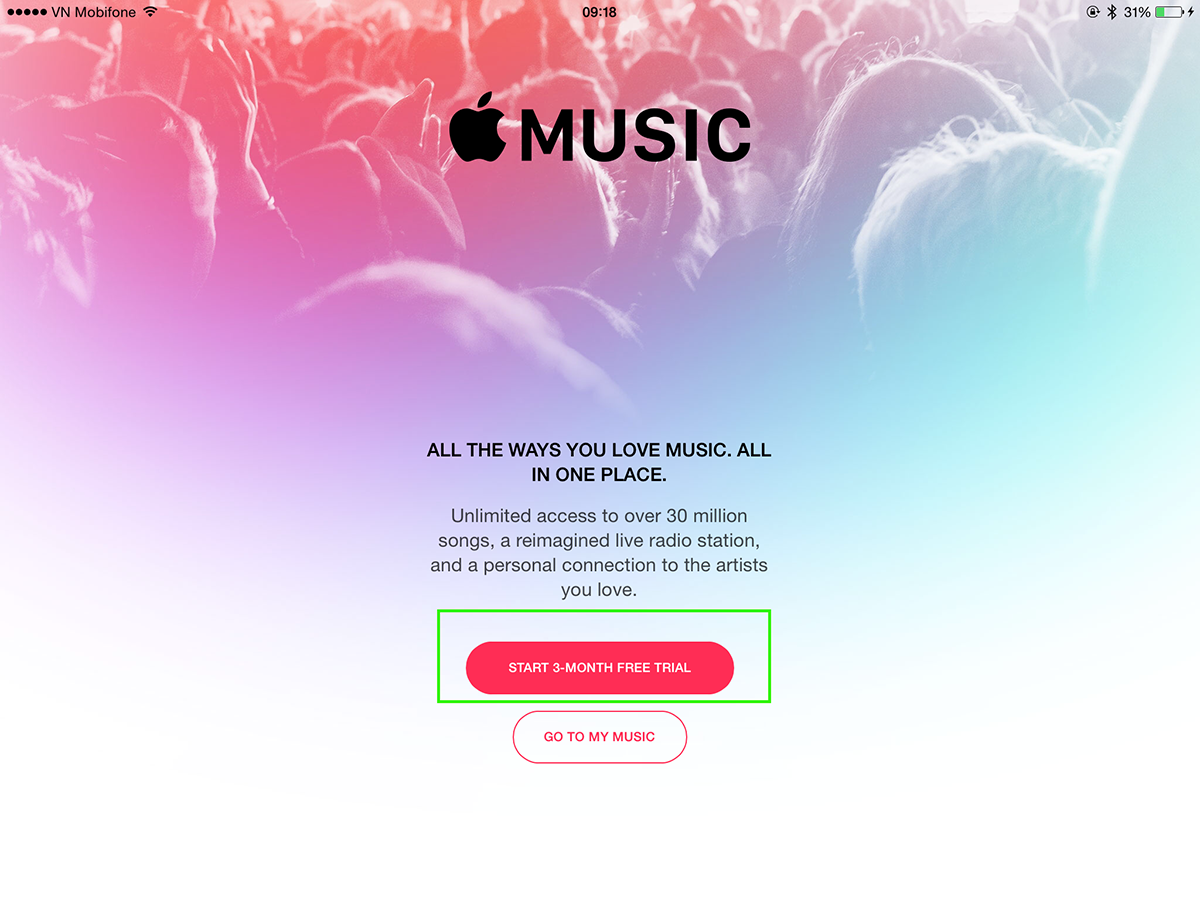 Dùng miễn phí kho nhạc khổng lồ Apple Music trong 3 tháng