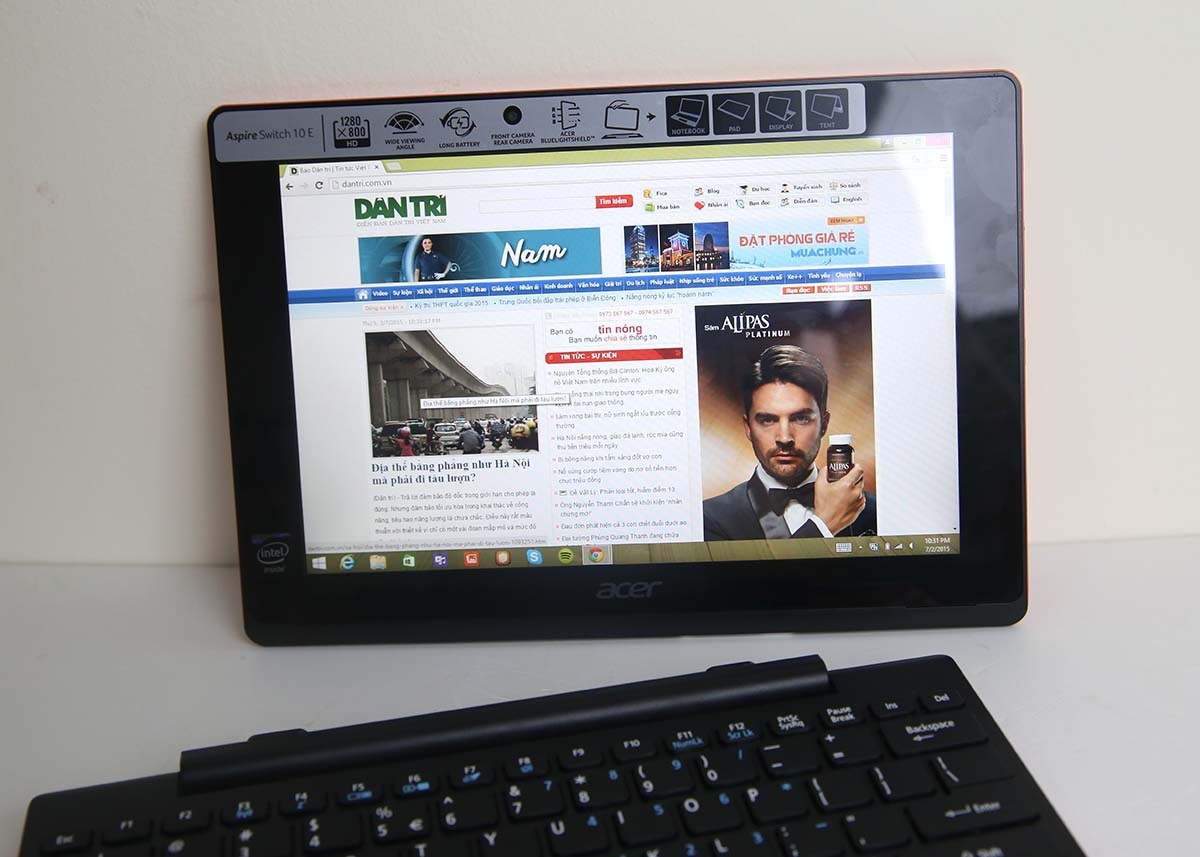 Trở thành một chiếc máy tính bảng với trọng lượng 0,4 kg