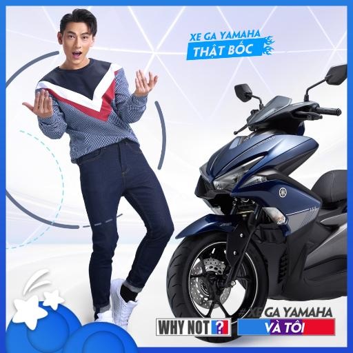 Sao Việt nô nức khoe xe trong cuộc thi “Xe ga Yamaha & Tôi” - 1 Isaac cực điển trai bên Yamaha NVX với khả năng tăng tốc cực bốc.