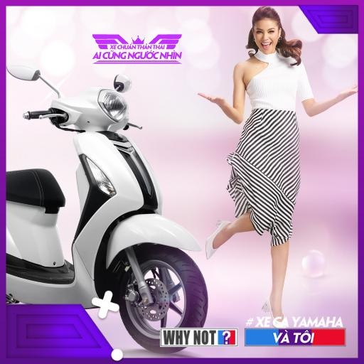 Sao Việt nô nức khoe xe trong cuộc thi “Xe ga Yamaha & Tôi” - 2 Hoa hậu Phạm Hương khiến “ai cũng phải ngước” nhìn khi sánh đôi cùng Yamaha Grande.