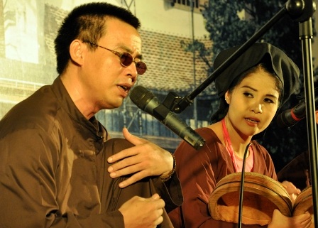 NSƯT Thanh Ngoan kể chuyện xẩm bằng phim - 1 NSƯT Hoàng Anh Tú và NSƯT Thanh Ngoan đã hoàn thành xong kịch bản phim Đời xẩm