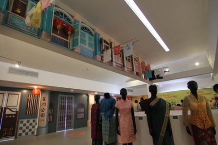 Một góc phố cổ của Singapore