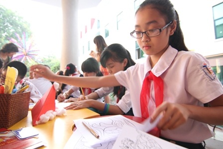 Không gian vui chơi dành cho trẻ em tại triển lãm