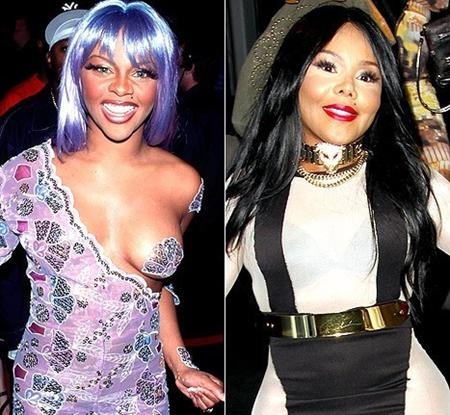 Những sao mê phẫu thuật thẩm mỹ - 6 Kimberly Denise Jones, còn được biết đến với nghệ danh Lil Kim, cũng đã thay đổi tới mức không thể nhận ra nhờ tác động của dao kéo. Tuy vậy, gương mặt hiện tại của nữ nghệ sĩ tài năng đã trở nên quá đỗi lạ lẫm và có phần đáng sợ.