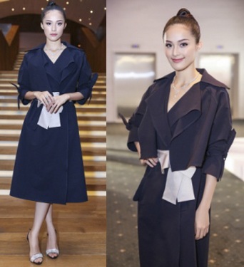 Thanh Hằng, Đông Nhi mặc đẹp nhất tuần; Kỳ Duyên, Hạ Vi lọt top sao mặc xấu - 6
Hạ Vi rất chịu chi khi đầu tư hẳn một bộ trang sức kim cương hàng tỷ đồng. Để tôn lên điểm nhấn đặc biệt này, người đẹp đã lựa chọn trang phục với màu sắc đơn giản, tuy nhiên, kiểu dáng nhiều lớp rườm rà, phom dáng rộng đã khiến tổng thể trở nên nặng nề, rối mắt, đồng thời làm “lu mờ” cả bộ trang sức đắt đỏ.