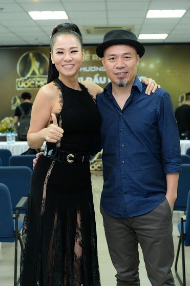 Thu Minh và Huy Tuấn tiếp tục song hành trên ghế nóng - 1 Ca sĩ Thu Minh và nhạc sĩ Huy Tuấn khá thân thiết