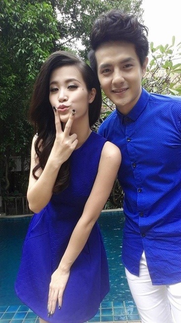 Đây dường như là màu sắc yêu thích của cả 2.