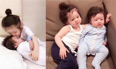 Những "thiên thần lai" siêu đáng yêu của nghệ sĩ Việt - 14 Kể từ khi lộ diện, bé Cadie Mộc Trà và Alfie đã thu hút sự chú ý của đông đảo người hâm mộ vì vẻ đáng yêu và biểu cảm hài hước.