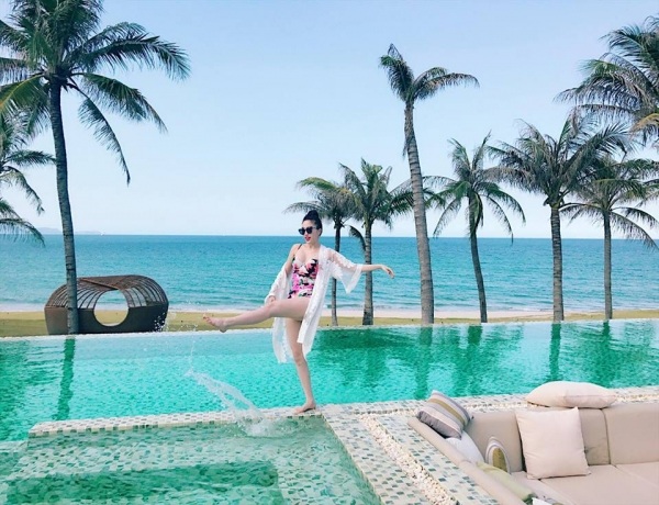 Bảo Thy diện áo tắm khoe làn trắng da nõn nà - 6 Bảo Thy diện áo tắm khoe làn trắng da nõn nà - 6
