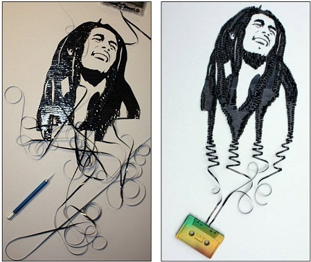 Nữ hoàng nhạc pop Madonna trong một tác phẩm nghệ thuật của Simmons