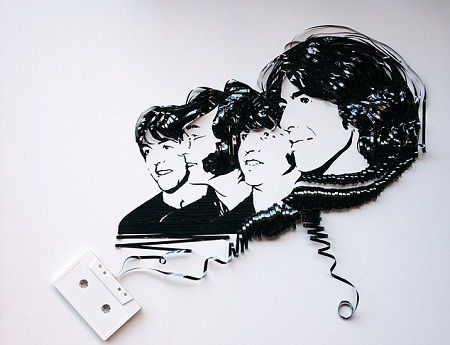 Một hình ảnh của nhóm nhạc The Beatles 