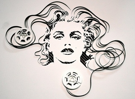 Nữ hoàng nhạc pop Madonna trong một tác phẩm nghệ thuật của Simmons