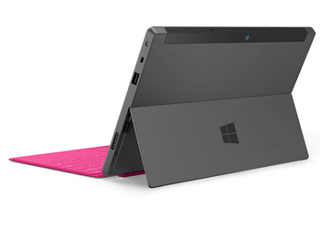 "Vũ khí" giúp Microsoft Surface Pro chiến thắng iPad 4 - 3 Chân đế tích hợp giúp Surface Pro mang lại trải nghiệm không khác gì so với một chiếc laptop