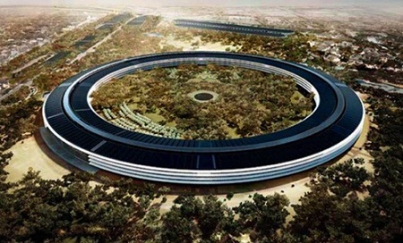 Apple sẽ chuyển sang "đại bản doanh" phi thuyền từ năm 2016 - 1 Apple sẽ chuyển sang làm việc tại trụ sở mới hình phi thuyền không gian vào năm 2016