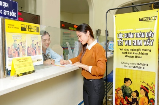 Western Union mang xuân tới mọi nhà