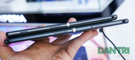 Xperia T2 Ultra đọ dáng Xpeira Z Ultra tại Việt Nam - 10 Cạnh phải.