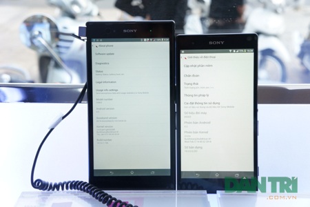 Xperia T2 Ultra đọ dáng Xpeira Z Ultra tại Việt Nam - 2 Màn hình T2 Ultra cho khả năng hiển thị sáng hơn so với Z Ultra.