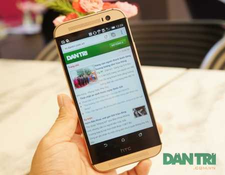 Xuất hiện HTC One M8 Gold đầu tiên về Việt Nam - 14 Thử nghiệm lướt web.