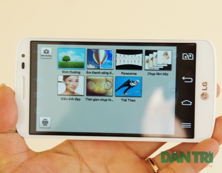 Đập hộp LG G2 mini – phiên bản thu nhỏ của G2 - 14 Giao diện chụp ảnh với nhiều chế độ như chụp liên tiếp, panorama, kiểu ảnh đẹp...