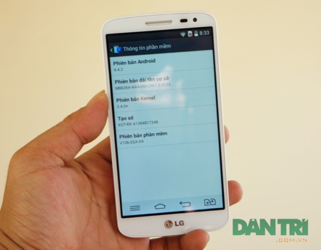 Đập hộp LG G2 mini – phiên bản thu nhỏ của G2 - 16 Máy dùng Android 4.4.2 mới nhất của Google.