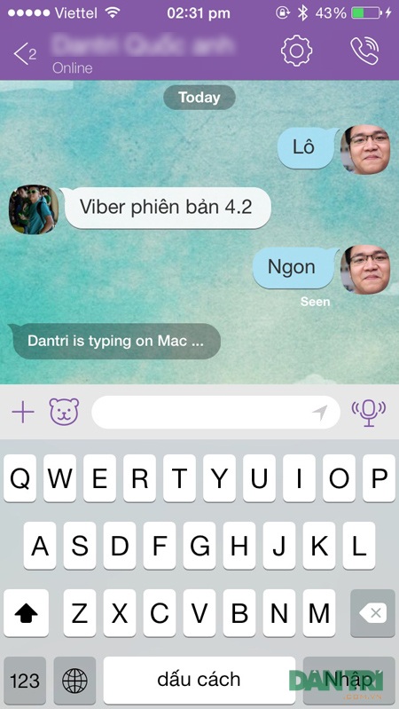 Viber tung bản cập nhật độc đáo dành cho người dùng iPhone - 3 Phiên bản cập nhật mới có thêm tính năng Block contact.