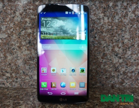 Đập hộp LG G Pro 2 chính hãng tại Việt Nam - 11 Giao diện màn hình chủ.