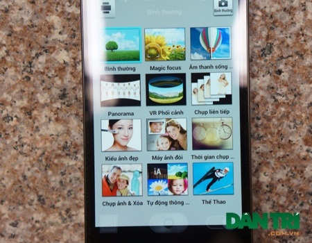 Đập hộp LG G Pro 2 chính hãng tại Việt Nam - 16 Giao diện các chế độ chụp ảnh.
