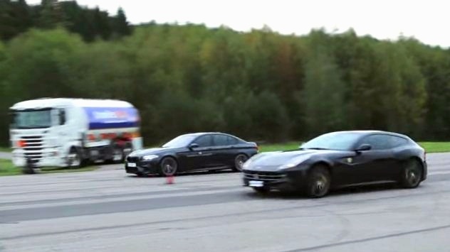 BMW M5 nhanh hơn Ferrari FF? - 1 BMW M5 nhanh hơn Ferrari FF?
