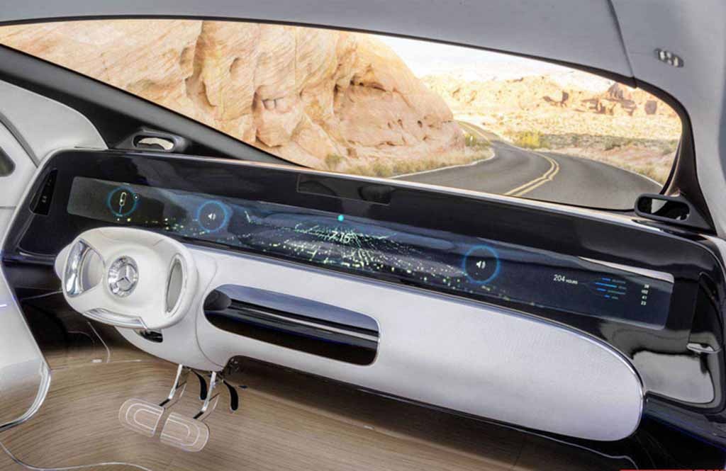 F015 Luxury in Motion chiếc xe tự hành đầu tiên của Mercedes-Benz