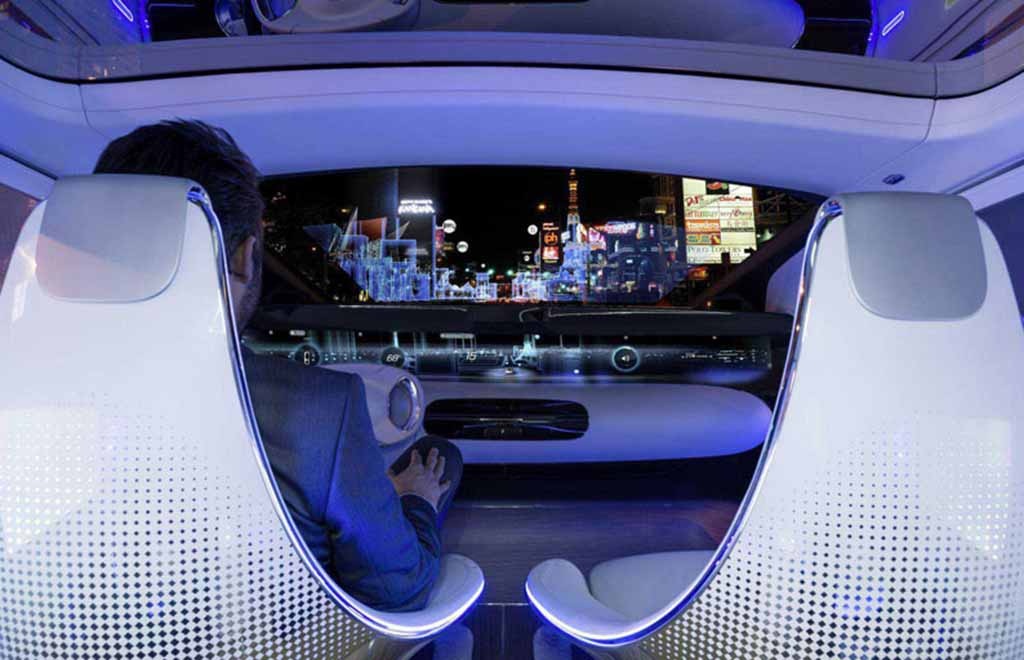 F015 Luxury in Motion chiếc xe tự hành đầu tiên của Mercedes-Benz