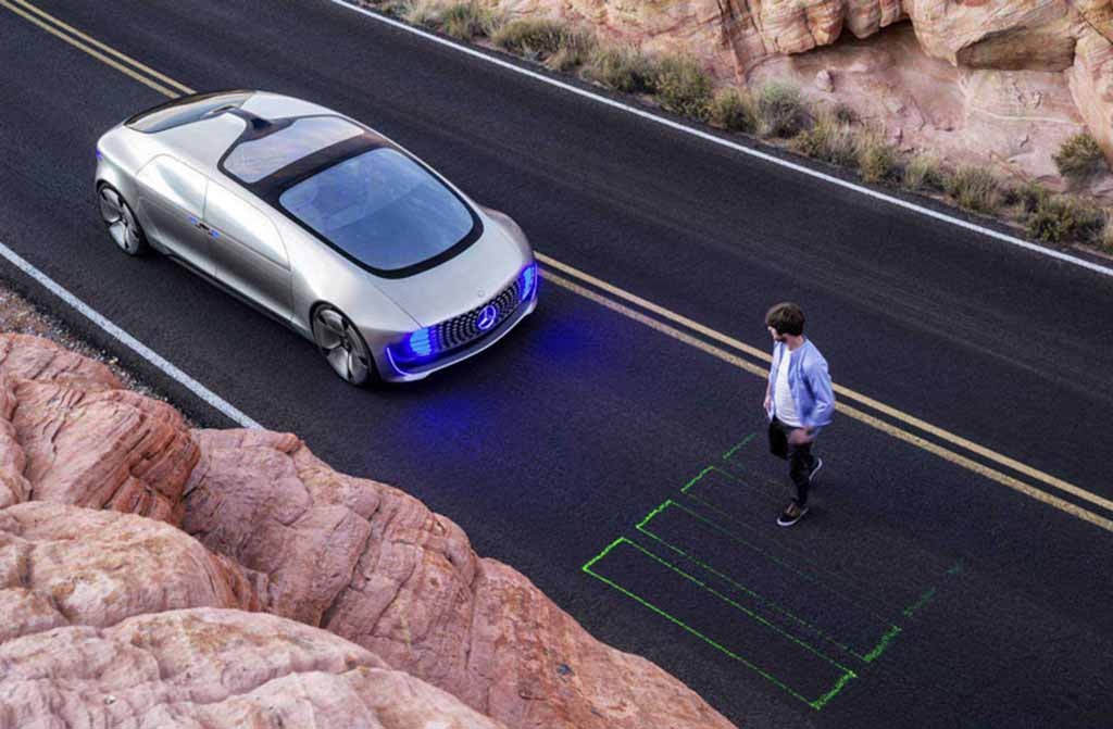 F015 Luxury in Motion chiếc xe tự hành đầu tiên của Mercedes-Benz